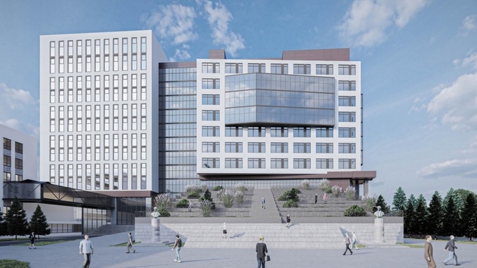 Проект нового корпуса АлтГУ / Фото: amic.ru