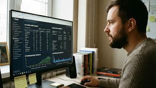 Мужчина, компьютер / Фото сгенерировано чатом GPT 

