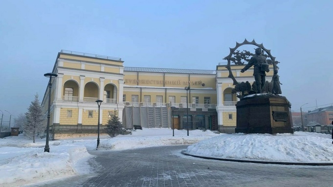 Строящийся Художественный музей в Барнауле / Фото: amic.ru