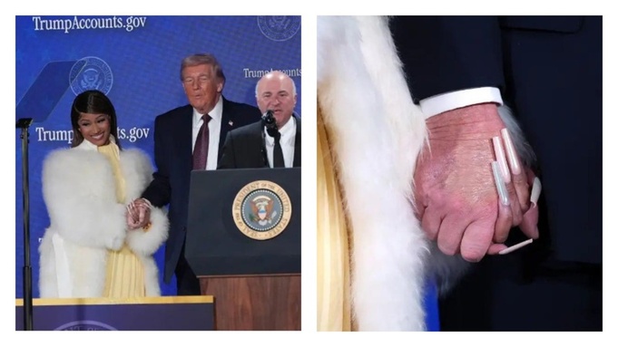 Дональд Трамп с Ники Минаж / Фото: соцсети