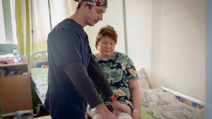 Пациентка смогла избежать ампутации ноги / Фото: БСМП-2