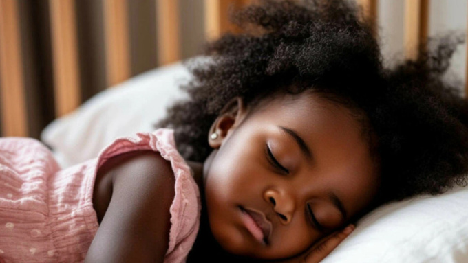 Черный ребенок, дети / Сгенерировано ИИ Midjourney / amic.ru