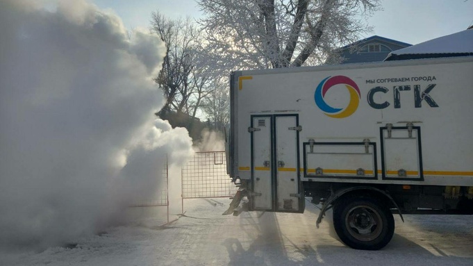 Ремонтная бригада в Рубцовске / Фото: пресс-служба СГК