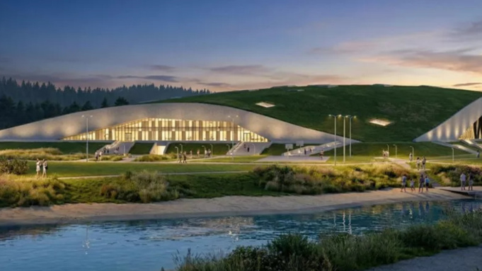 Проект велодрома
Фото: Алексей Квасов/ www.behance.net