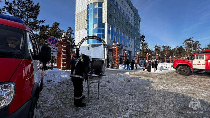 Возгорание в онкоцентре 