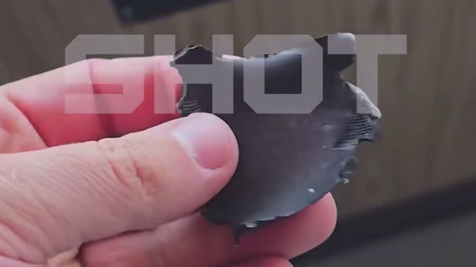 Обломок иранской ракеты / Фото: Shot