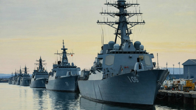 Корабли НАТО / Изображение сгенерировано яндекс / amic.ru