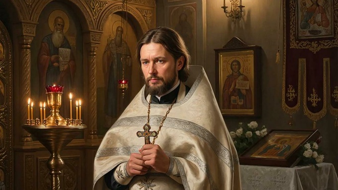 Священник, Великий пост /  Изображение сгенерировано GigaChat от Сбера / amic.ru