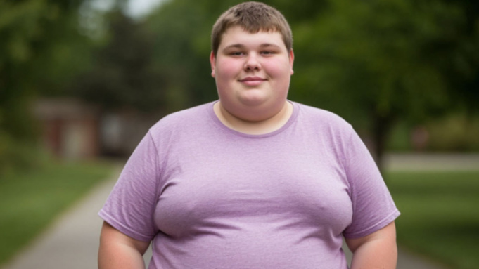 Подросток, ожирение / Изображение сгенерировано GigaChat от Сбера / amic.ru