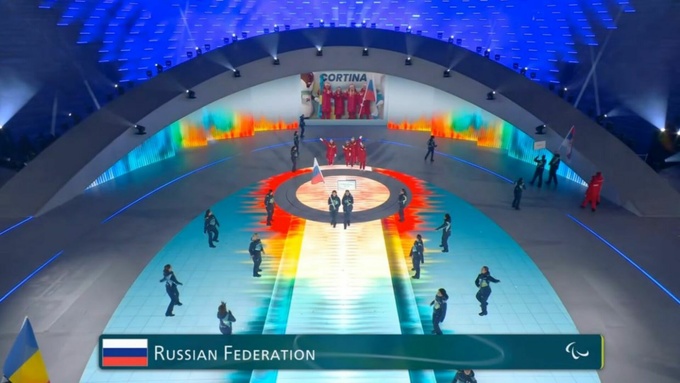 Паралимпиада / Стоп-кадр с видео трансляции