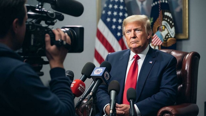 Дональд Трамп / Изображение сгенерировано GigaChat от Сбера / amic.ru