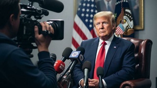 Дональд Трамп / Изображение сгенерировано GigaChat от Сбера / amic.ru