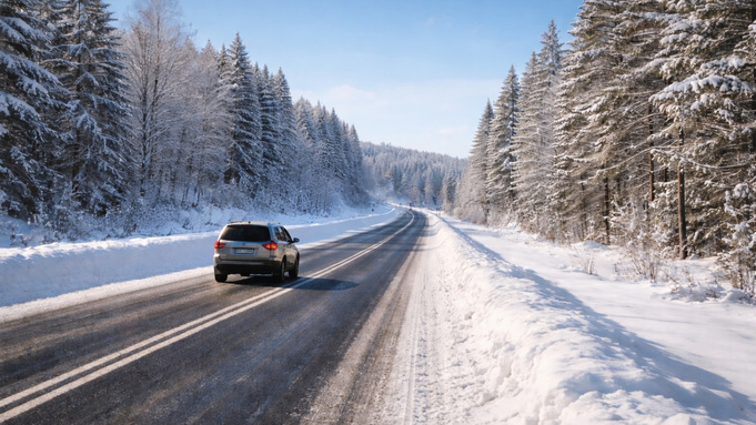 Трасса / Изображение сгенерировано с помощью нейросети DALL-E / amic.ru