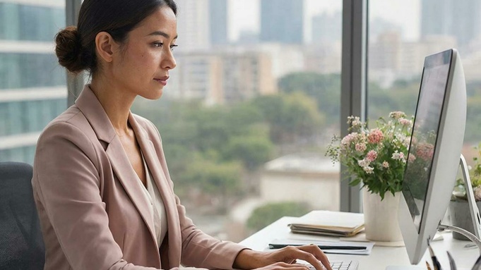 Женщина, работа / Изображение сгенерировано GigaChat от Сбера / amic.ru