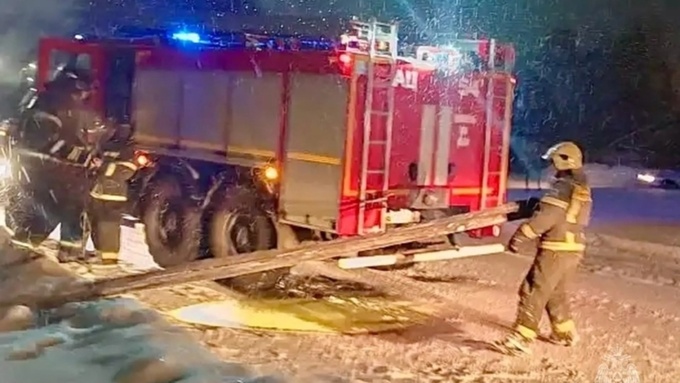 Место происшествия / Фото: МЧС Алтайского края