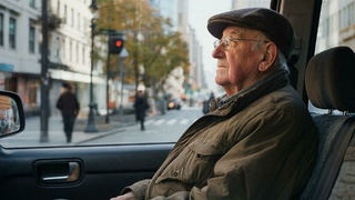 Такси, пожилой человек / Изображение сгенерировано GigaChat от Сбера / amic.ru