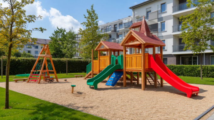 Детская площадка / Изображение сгенерировано "Шедеврум" от ИИ YandexART / amic.ru