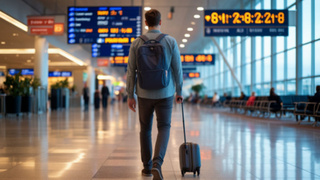 Турист, аэропорт / Изображение сгенерировано "Шедеврум" от ИИ YandexART / amic.ru