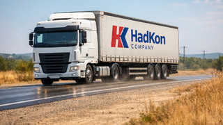 Большегруз на трассе / Фото: создано в нейросети ChatGPT