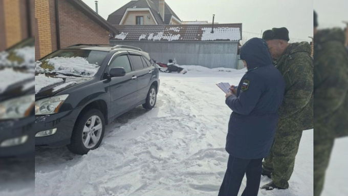 "Лексус" отправленный на СВО / Фото: ГУФССП России по Алтайскому краю
