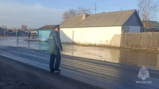 Подтопленный участок / Фото: МЧС России по Алтайскому краю