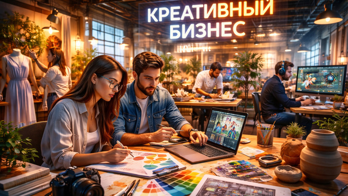 Креативный бизнес / Фото: создано в нейросети ChatGPT