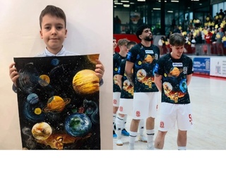 Рисунок Милана / Фото: "КП-Новосибирск" /предоставлено Гульмирой