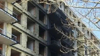 В Барнауле загорелся строящийся дом на улице Сизова / Фото: алтайское МЧС