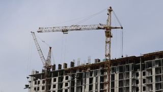 Строительство дома в Барнауле / Фото: Екатерина Смолихина / amic.ru