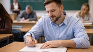 Диктант / Изображение сгенерировано ИИ ChatGPT / amic.ru