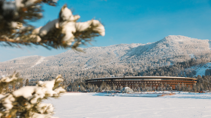 Общий вид курорта / Фото: пресс-служба курорта "Манжерок"
