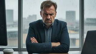 Злой сотрудник / Изображение сгенерировано GigaChat от Сбера / amic.ru