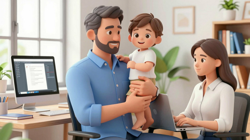 Семья / Изображение сгенерировано Алиса AI / amic.ru