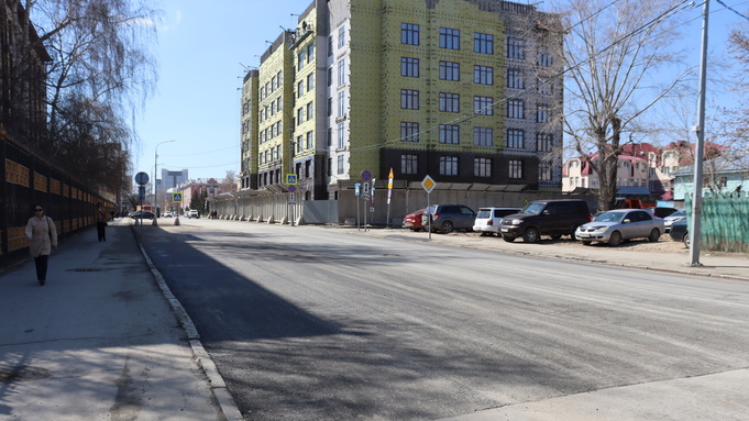 Участок реконструкции канализационного коллектора на Чкалова / Фото: пресс-служба "Росводоканал Барнаул", Лилия Болатаева
