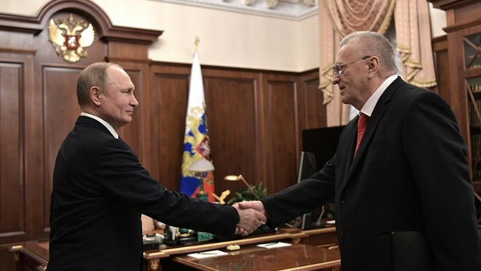 Встреча Путина и Жириновского в 2019 году / Фото: kremlin.ru