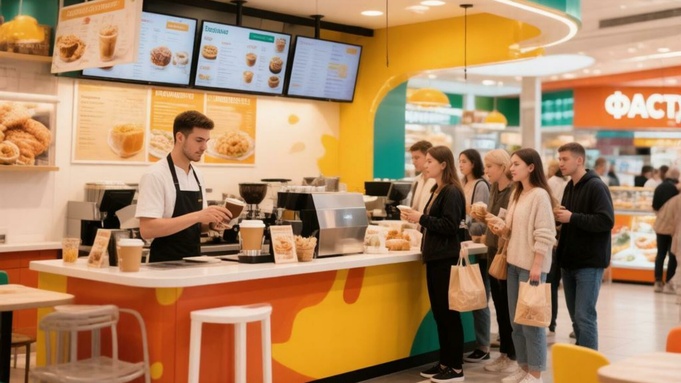 Точка фастфуда / Изображение сгенерировано GigaChat от Сбера / amic.ru