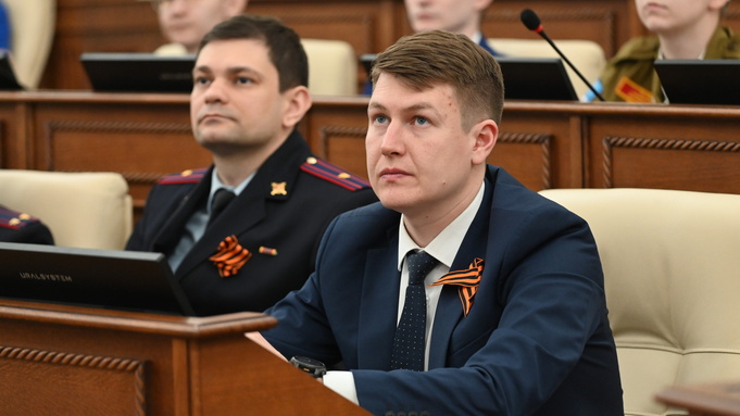 Денис Голобородько на "Диктанте Победы" / Фото: АКЗС