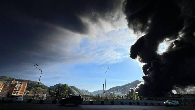 Пожар в Туапсе / Фото: t.me/boris_rozhin