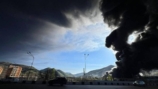 Пожар в Туапсе / Фото: t.me/boris_rozhin