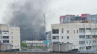 Пожар в производственном здании / Фото: Barnaul 22