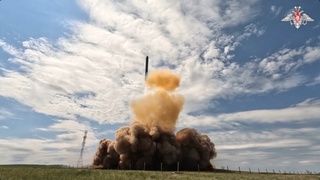 Запуск ракеты / Фото: стоп-кадр с видео Минобороны РФ