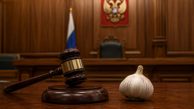 Суд из-за чеснока / Фото: изображение сгенерировано нейросетью DALL-E