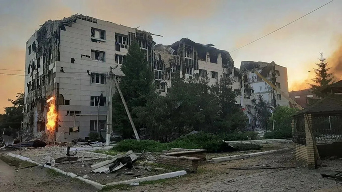 Кадры последствий атаки ВСУ на Старобельск в ЛНР / Фото: канал главы ЛНР Леонида Пасечника в "Максе".