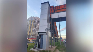 Лифтовая шахта надземного перехода во Владимире / Фото: СУ СК по Владимирской области
