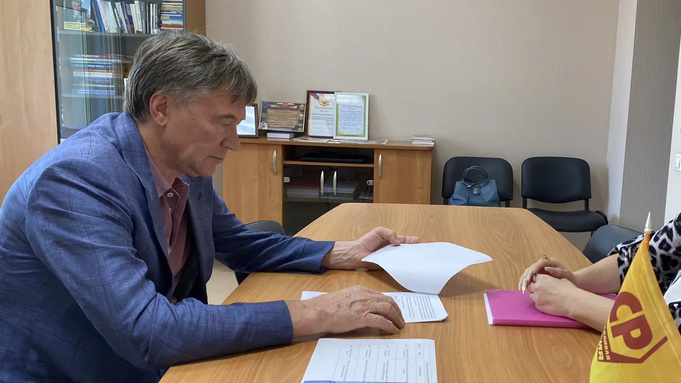 Прием у Александра Терентьева / Фото: пресс-служба "Справедливой России"