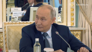Владимир Путин на ПМЭФ / Фото: кадр из видео 