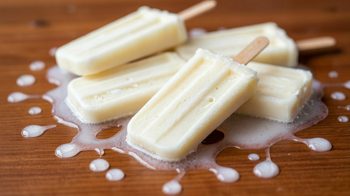 Мороженое растаяло / Изображение сгенерировано нейросетью Алиса AI / amic.ru 
