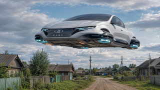 Машина будущего / Фото: создано в нейросети ChatGPT