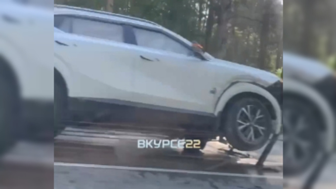 Место происшествия / Фото: скриншот видео очевидцев "В курсе 22"