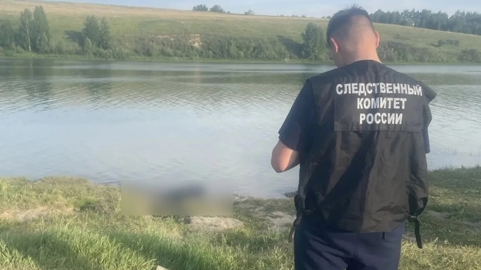 Озеро в Барнауле, где утонул ребенок / Фото: Следственный комитет по Алтайскому краю